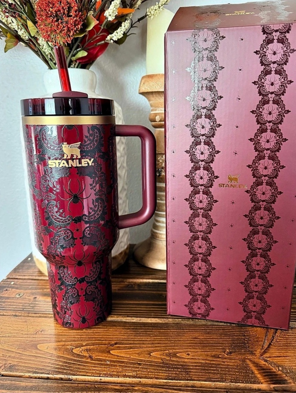 Stanley Halloween Collection 40 oz Bordeaux Lace